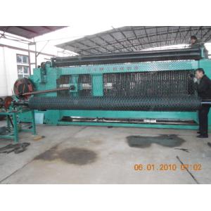 Professional Automatic Gabion Mesh Machine PLC control For Mesh Size 80 * 100mm
