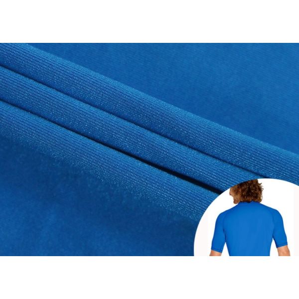 Buy Stretch Rash Guards Polyester Spandex Fabric Skin Protection Anti Uv at wholesale prices