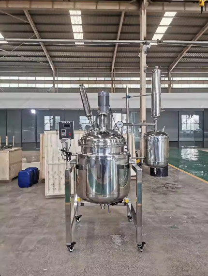 Buy Stainless Steel Double Jacket Reactor Vessel with Condenser at wholesale prices