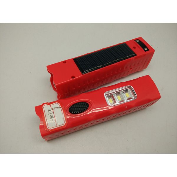 Buy BN-K01T  Square Solar Rechargeable LED Torch Flashlight at wholesale prices