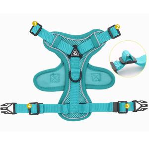 Adjustable Breathable Dog Vest Safety 1.5m Traction Leash No Pull Dog Harness