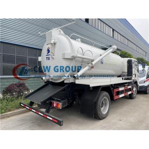 Howo 8 Tons Carbon Steel Vacuum Septic Tanker Truck