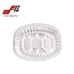 7800ML Disposable Oval Foil Trays For Turkey Roasting