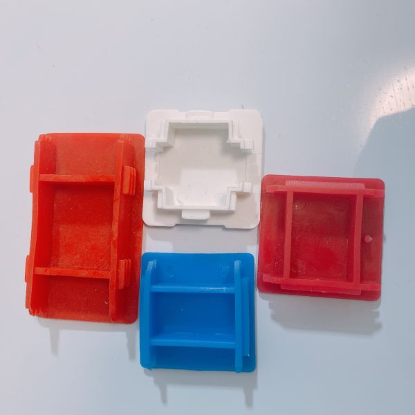 Steel OEM OBM Strut Channel End Cap Pvc White 41x62mm steel end cap