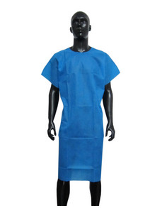 China Breathable Hospital Surgical Scrubs Disposable Patient Exam Gowns Non Toxic on sale