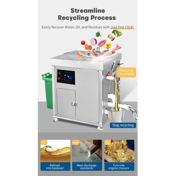 Kitchen Equipment Garbage Disposal Machine Commercial Food Waste Disposer