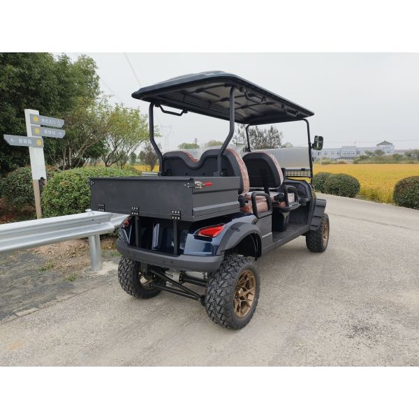 Chinese Import Electric 4 Seater Cheap Street Legal Wholesale Utility Cargo Golf Cart Truck Luxury Off Road 72 Volt