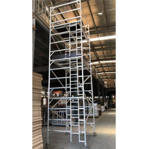 Construction Folding Aluminium Scaffold Tower Complied With EN 1004 Standards