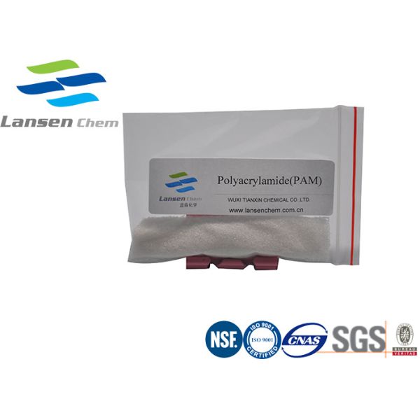 White Powder Papermaking Cationic Antionic Polyacrylamide PAM Polymer