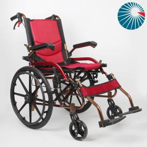China Lightweight Easy To Carry Store Aluminum Manual Wheelchair Custom Wheels Frame Colors on sale