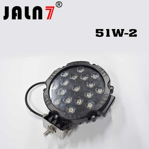 Led Work Light JALN7 51W Car Driving Lights Fog Light Off Road Lamp Car Boat Truck SUV JEEP ATV Led Light