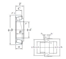 33112 Tapered Roller Bearing 60x100x30 MM 4T-33112 HR33112J