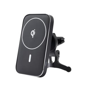 Square silicone surface 10W Magnetic Car Vent Charger 360° Rotation