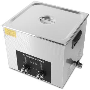 Professional 15L Ultrasonic Cleaner with Encoded Timer Heater Basket Multi