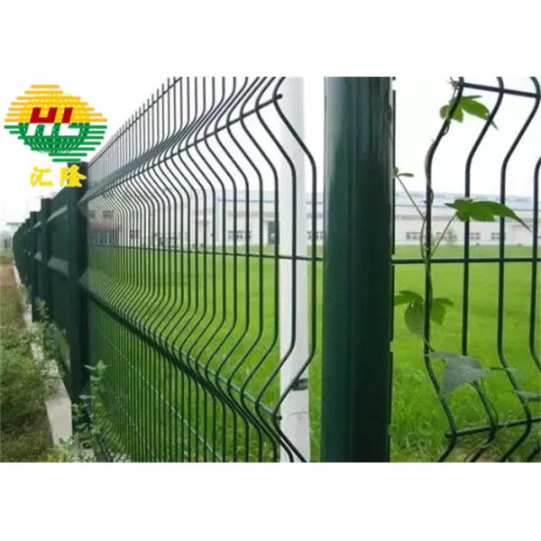 Buy PVC Coated 3D Curved Decorative Welded Wire Fence 830mm 1030mm Height at wholesale prices