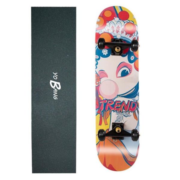 31inch Cool Complete Skateboards Angry Panda 5V Aluminum Truck