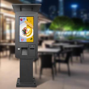 32" IP65 Waterproof Self Service Payment Kiosk Outdoor Terminal with POS Bracket