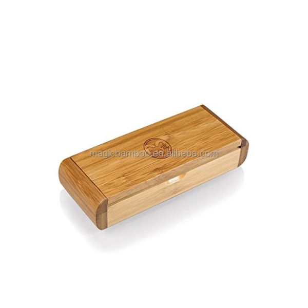 Functional Design Bamboo Sculpture Gift Box Deluxe Corkscrew 31.75 x 31.75 x 19cm