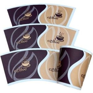 Customized Printed Paper FCS Certification Fan Disposable Drinking Beverage