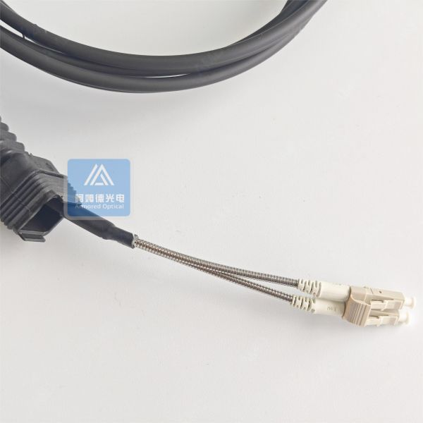 Duplex MM Armored FTTA Patch Cord CPRI Patch Cord Black LSZH BBU RRU NSN Nokia Equipment DLC