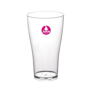 Nucleated Tulip Plastic Beer Glasses 560ml Unbreakable Polycarbonate Pint