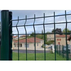 Pvc Coated 50x200mm Garden Fence Curved 3d Bending