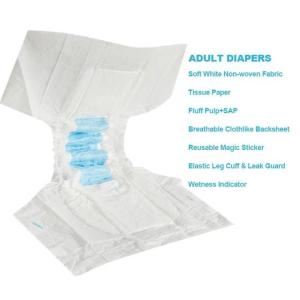 White Diaper High Waist Band and Universal Compatibility OEM