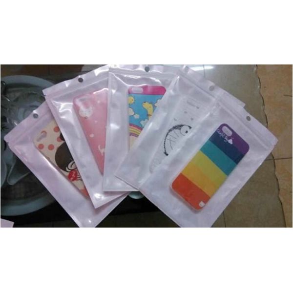 Buy Transparent OPP Plastic Zipper Packaging Bags for Cellphone Case at wholesale prices