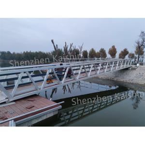 Boat Marine Aluminum Gangways , Marine Floating Pontoon KS6001