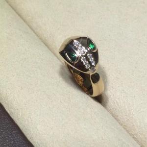 Quality brand jewelry gold ring with diamond ring 18kt gold with white gold or yellow gold for sale