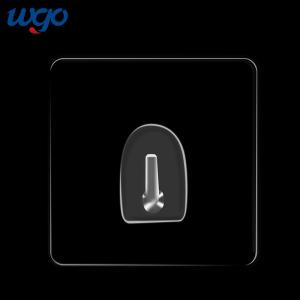 PVC Self Sticky Bathroom Wall Hooks 80x80mm Diametre 5kg Bearing