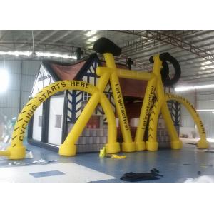 China Bike Theme Inflatable Outdoor Playground , Commercial Inflatable Air Tent on sale