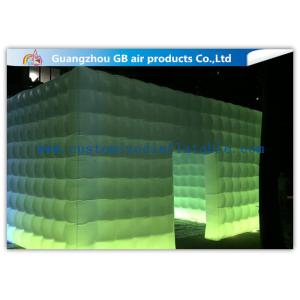 Pvc Coated Nylon Inflatable Air Tent Square Tent Booth With Led Lighting