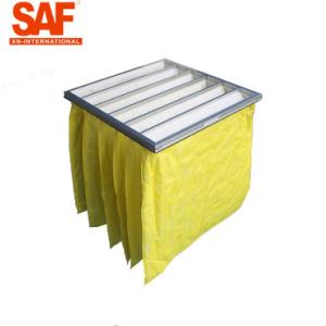 F8 Bag Type Pocket Air Filters 5 Micron Medium Efficiency Non Woven Ventilation