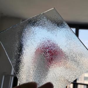 Chinchilla 4MM Clear Textured Tempered Glass Panels Drilling Aqualite Kasumi