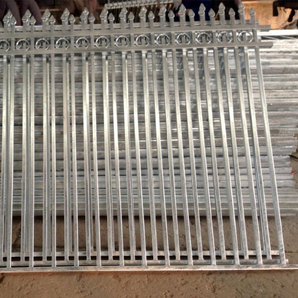 2.1m (H) *2.4m (W) Spear Tubular Garrison Australia Steel Fence