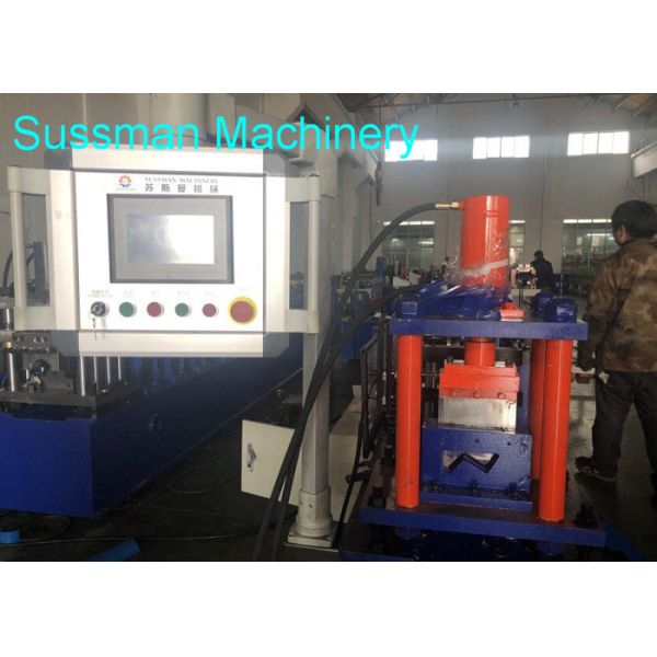 Galvanized Steel Aluminium Metal Roofing Machine High Speed Ridge Cap Making