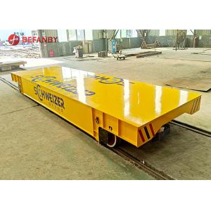 SGS Q235 Material Handling 1000T Motorized Rail Cart