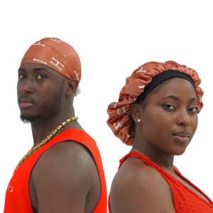 Satin Custom Made Embroidery Durag Bonnet Set