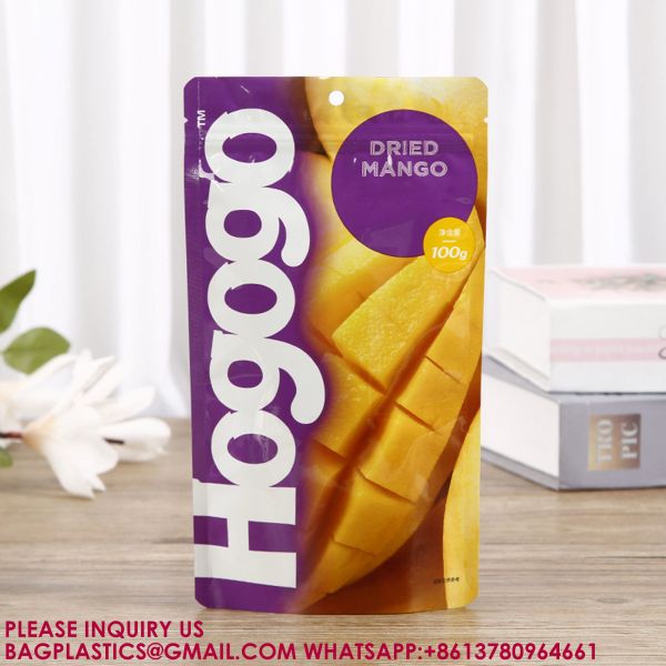 Candy Biscuits Nut Food Bag Reusable Tear-Off Stand Up Pouch Packaging Aluminum Foil Bag