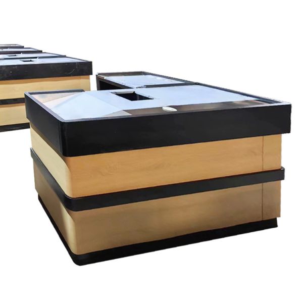 Buy Custom Stainless Steel Checkout Counter With High Durability And Adjustable at wholesale prices