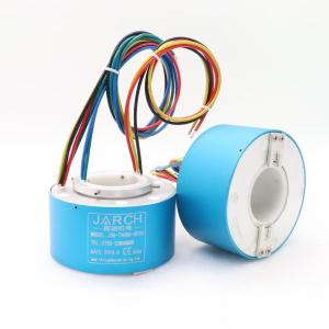 Quality Low Signal Transmission 50A 500RPM Through Bore Slip Ring for sale