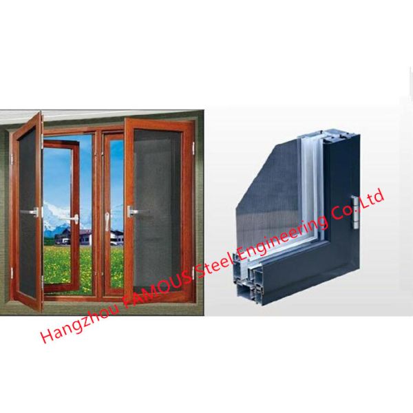 Buy AS2047 Glazed Aluminium Frame Glass Window Swing Open Style at wholesale prices