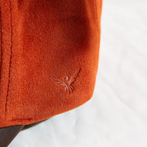 Custom 56CM Suede Embroidered Baseball Caps With PU Brim