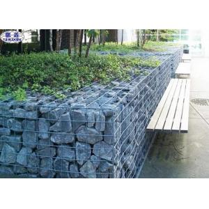 Galfan Coated Welded Gabion Box / Garden Gabion Retaining Wall Rust Proof