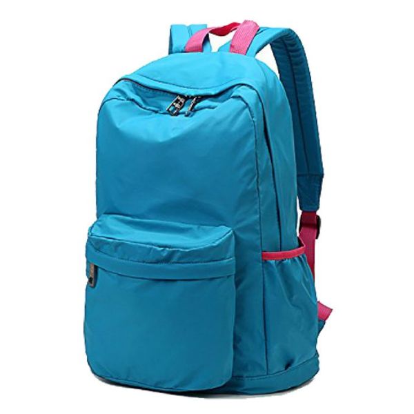 Unisex Nylon Outdoor Sports Backpack With Metal Zipper