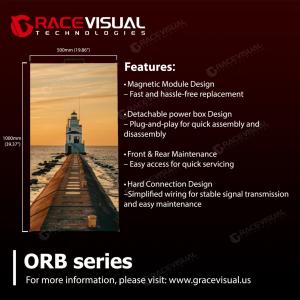 ORB Series Magnetic LED Revolution - The Smartest Rental Display for Demanding