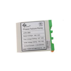3 Phase Voltage Monitoring Relay , JVR-383 Motors Phase Loss Protection Relay