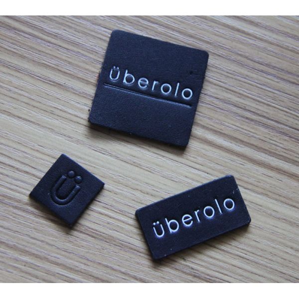 Buy Classic Private Embossed Leather Patches Personalized For Hats at wholesale prices