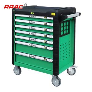 Quality 243pcs Mobile Tool Cabinet 7 Drawers 69kg Chest Workbench for sale